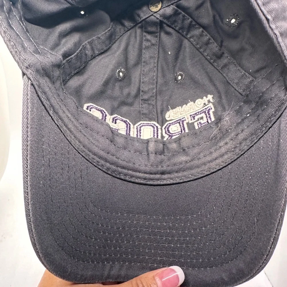 TCU‎ Horned Frogs Baseball Cap Hat Embroidered Purple Logo Adjustable Legacy